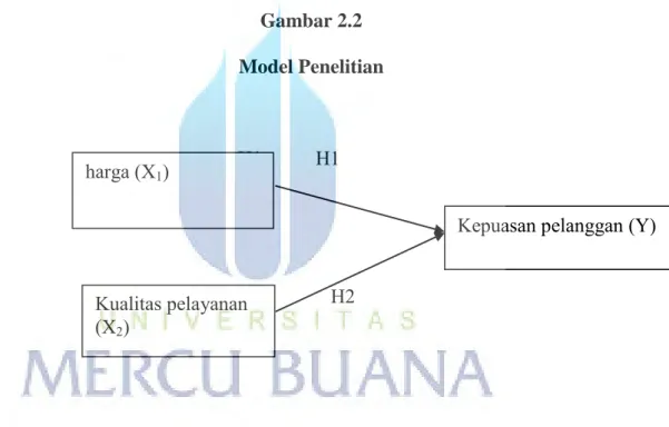 Gambar 2.2  Model Penelitian 