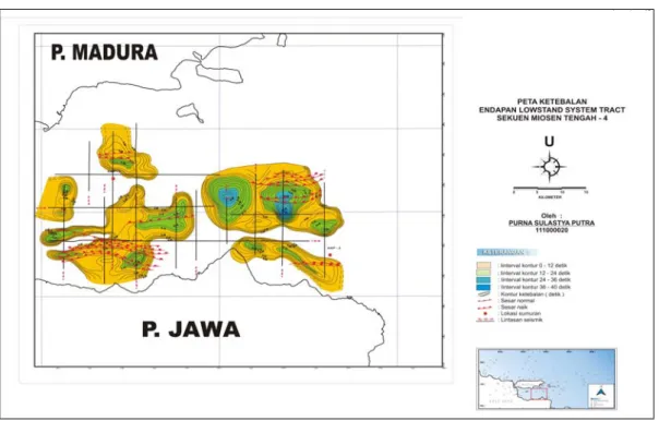 Gambar 7.  Penyebaran endapan LST MT – 4. 