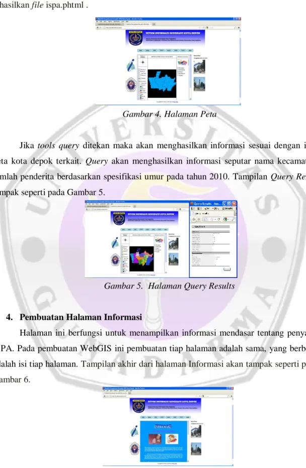 Gambar 4. Halaman Peta 