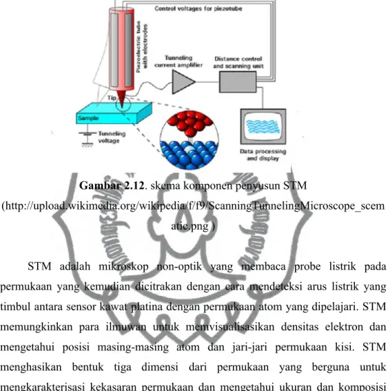 Gambar 2.12. skema komponen penyusun STM