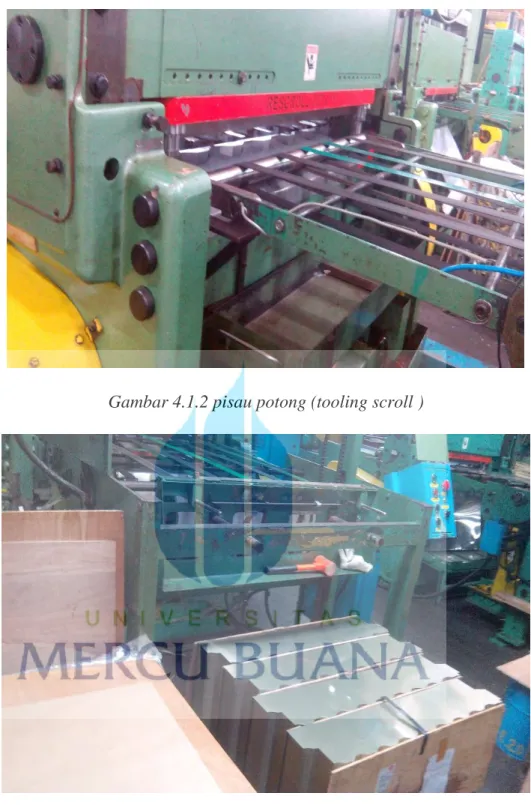 Gambar 4.1.2 pisau potong (tooling scroll ) 