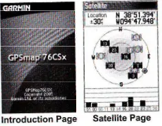 Gambar 3.6 Tampilan Layar GPS Setelah Dinyalakan dan Keterangan Sinyal Satelit yang Sudah Penuh 