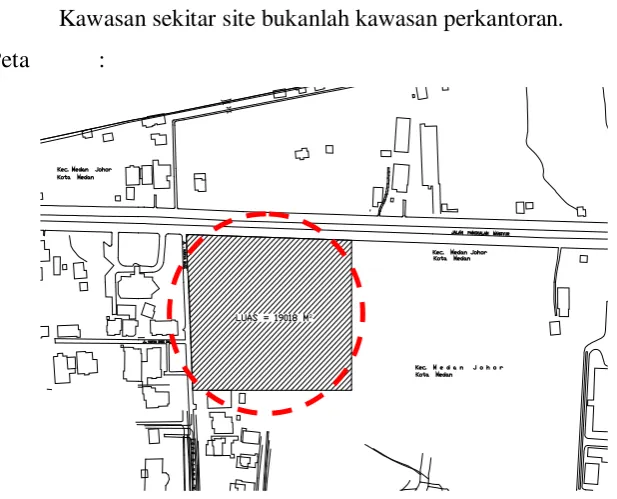 Gambar 3.3 Peta Alternatif Tapak B 