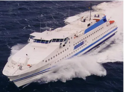 Gambar 3.2  Kapal FerryVee-shaped Monohull  