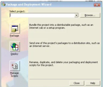 Gambar 5.7. Package and Deployment Wizard 