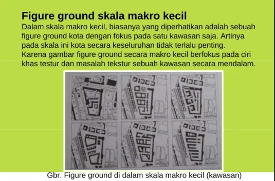Figure ground skala makro kecil