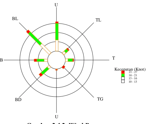 Gambar 2.4.2. Wind Rose 