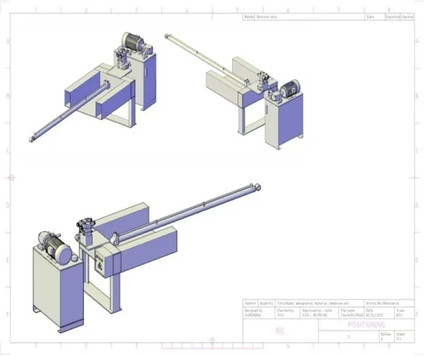 Gambar 5.9.  Positioning (CAD)  5.4.  Komponen Pengendali  