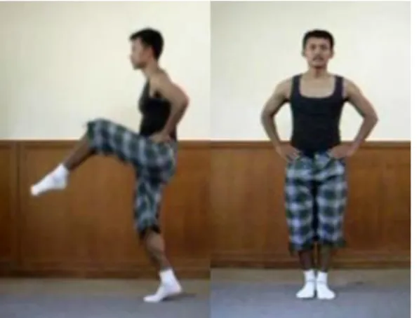 Gambar 11. Gerakan knee up 