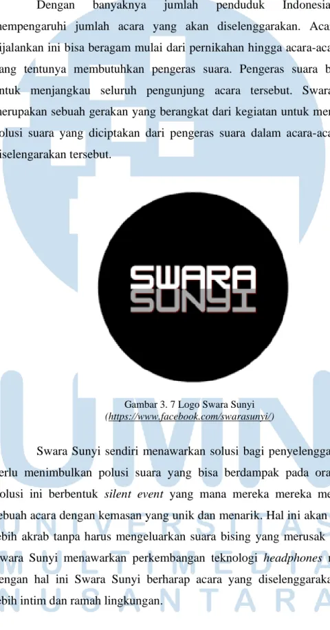 Gambar 3. 7 Logo Swara Sunyi  (https://www.facebook.com/swarasunyi/) 