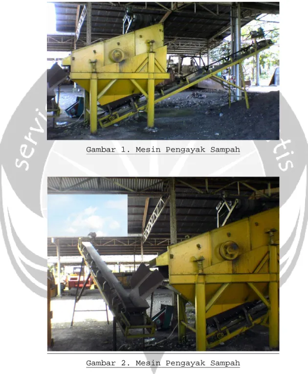 Gambar 1. Mesin Pengayak Sampah  