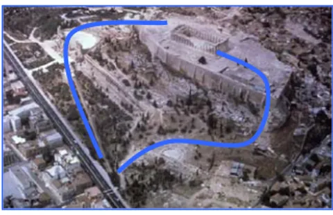Gambar 3. Kuil Parthenon tampak atas 