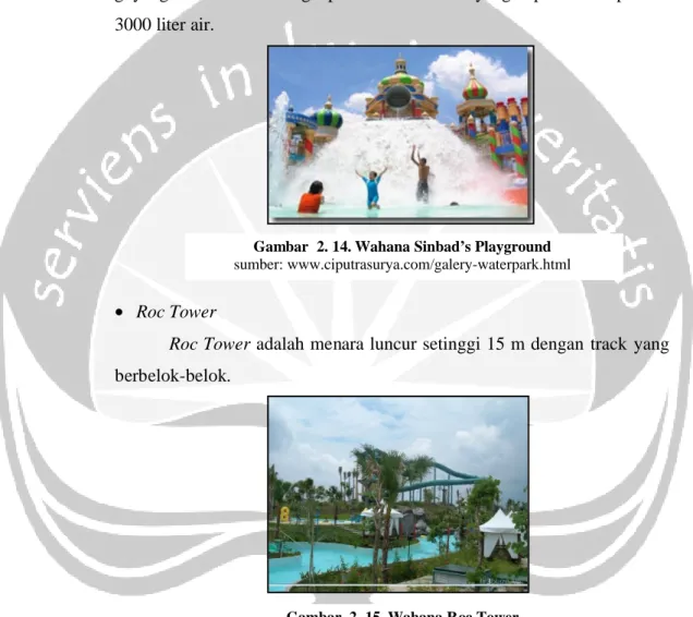 Gambar  2. 14. Wahana Sinbad’s Playground sumber: www.ciputrasurya.com/galery-waterpark.html