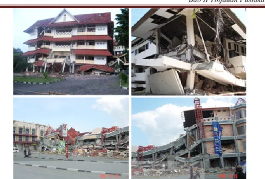 Gambar 2. 3 Dampak Gempa Terhadap Struktur Bangunan  (Sumber: bmkg.co.id diakses pada 23-01-16) 