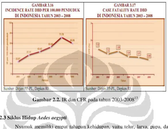 Gambar 2.2. IR dan CFR pada tahun 2003-2008 13 