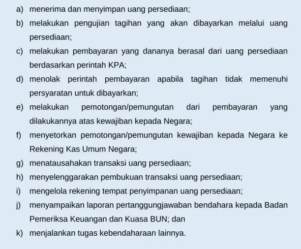 Gambar 1.5. Tugas Bendahara Pengeluaran 