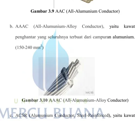 Gambar 3.10 AAAC (All-Alumunium-Alloy Conductor) 