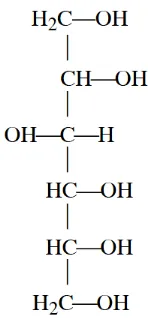 Gambar 2.5 Rumus Kimia Sorbitol 