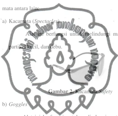 Gambar 2. Kacamata Safety           
