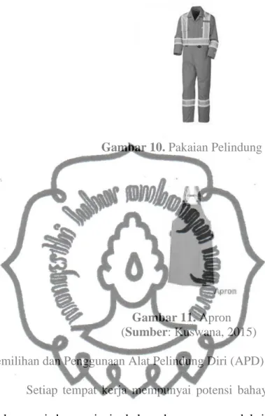 Gambar 10. Pakaian Pelindung 