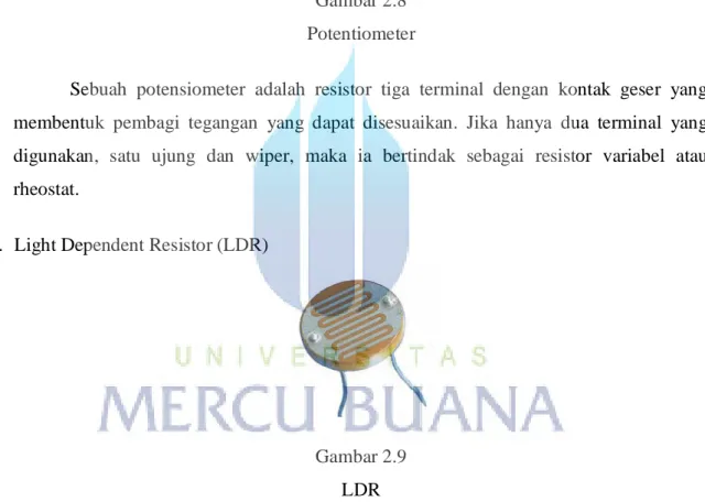 Gambar 2.8  Potentiometer 