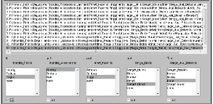 Gambar 7. Rule Editor 