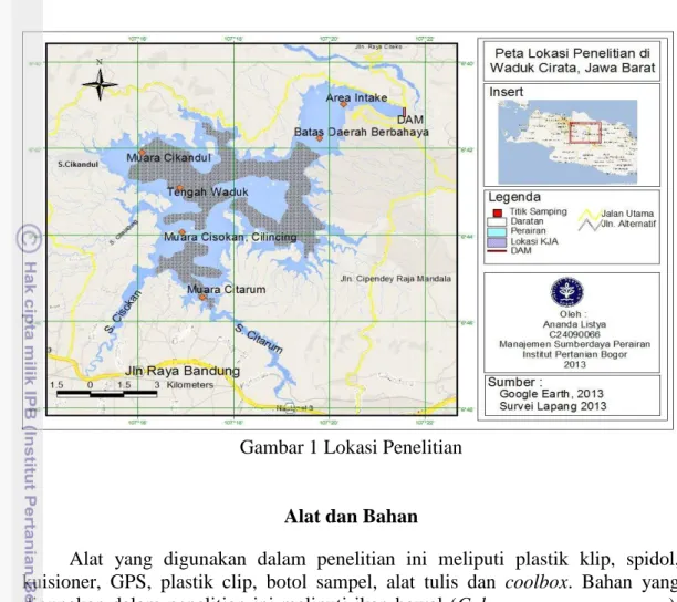 Gambar 1 Lokasi Penelitian 