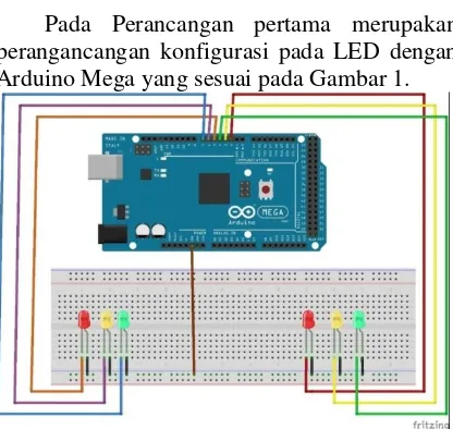 Gambar 1. Skematik Rangkaian LED 