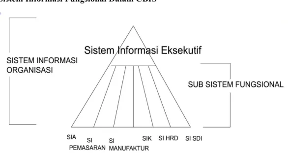 Gambar 2.4 Sistem Informasi Fungsional Dalam CBIS