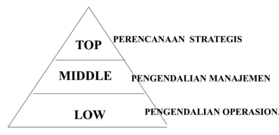 Gambar 3.1 Piramida Organisasi