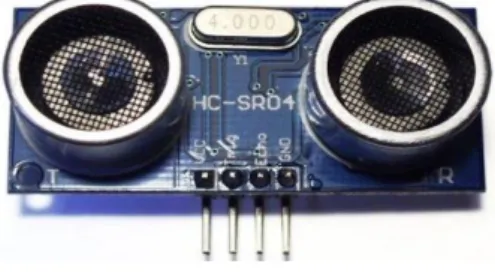 Gambar 2.5 Sensor ultrasonik SRF04 