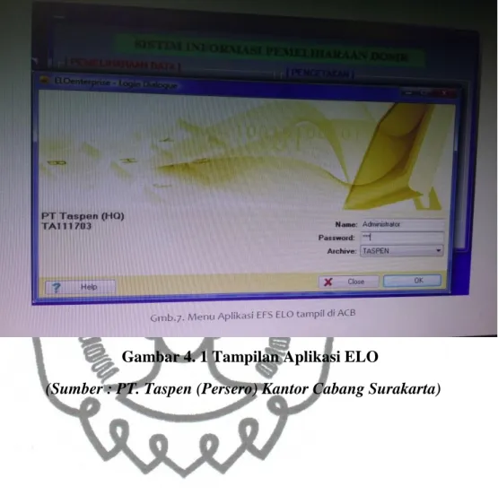 Gambar 4. 1 Tampilan Aplikasi ELO 