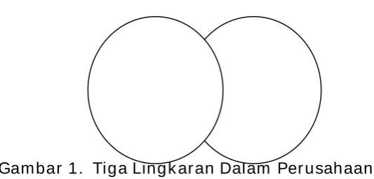 Gambar 1.  Tiga Lingkaran Dalam Perusahaan 
