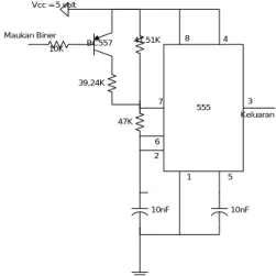 Gambar 7. Diagram Skematik Modulator  FSK. 