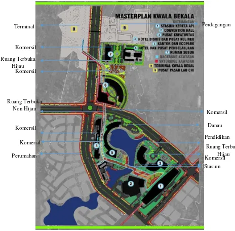 Gambar 2.11 Masterplan kawasan yang dikembangkan 