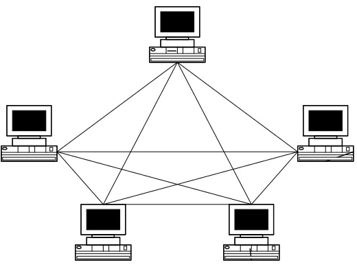 Gambar 1.3 Topologi Mesh