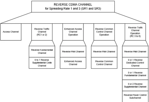 Gambar 2.4 Struktur Kanal Reverse yang ditransmisikan oleh MS 
