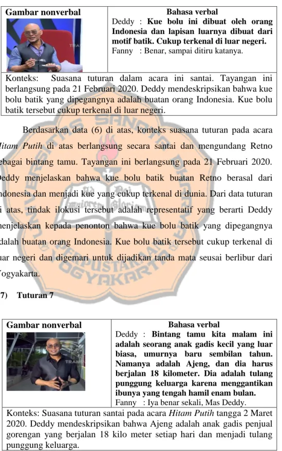 Gambar nonverbal  Bahasa verbal 