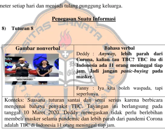 Gambar nonverbal  Bahasa verbal 