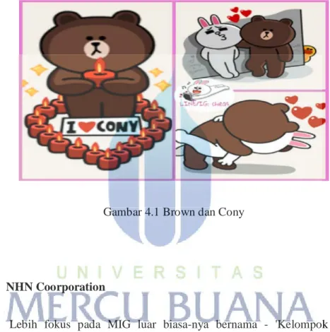 Gambar 4.1 Brown dan Cony 