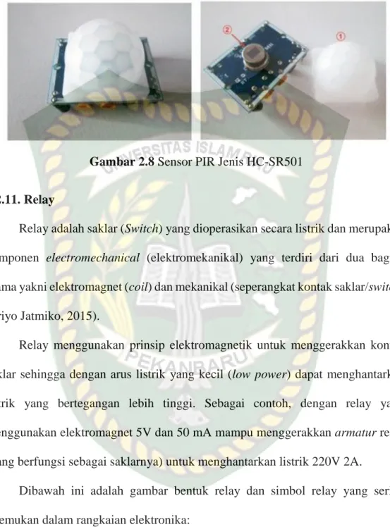 Gambar 2.8 Sensor PIR Jenis HC-SR501 