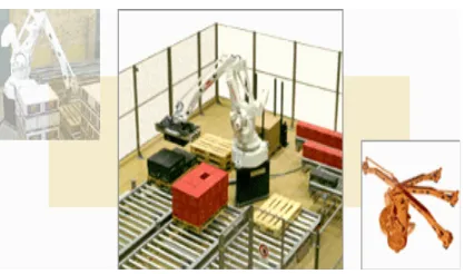 Gambar 1. Robot dalam sistem palletizing 