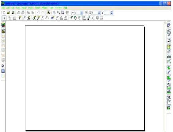 Gambar 8.1 Worksheet Program Geo Studio 2004 