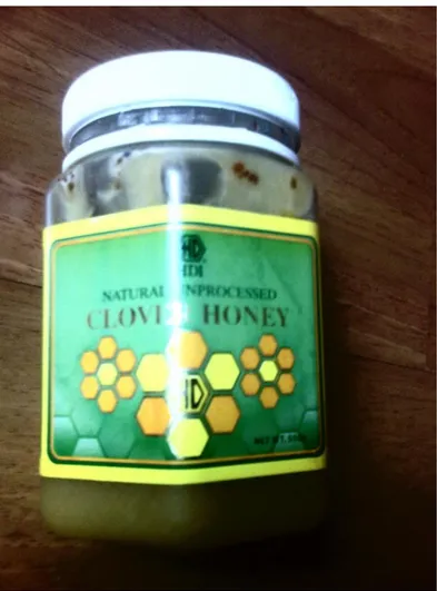 Gambar 3.3  Natural unprocessed clover honey 