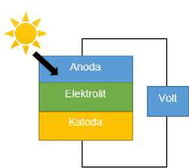 Gambar 1. Skema Sel Surya Photovoltaic 