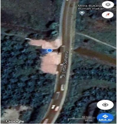 Gambar 2.1 Peta Lokasi Jembatan Air Tanjung Palembang – Indralaya 