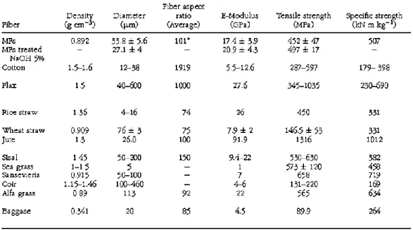 Tabel 2. 4 Sifat mekanis serat selulosa: rami, kapas, dan rayon 