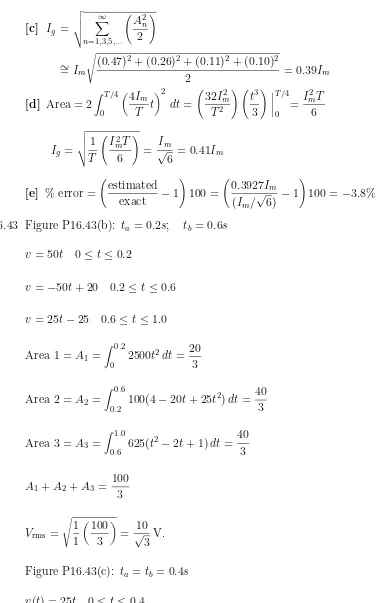 Figure P16.43(c): ta = tb = 0.4s