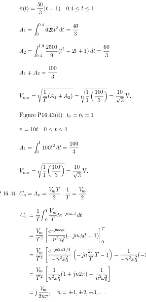 Figure P16.43(d): ta = tb = 1