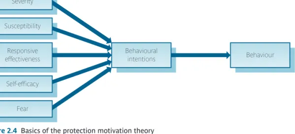Figure 2.4 Basics of the protection motivation theory